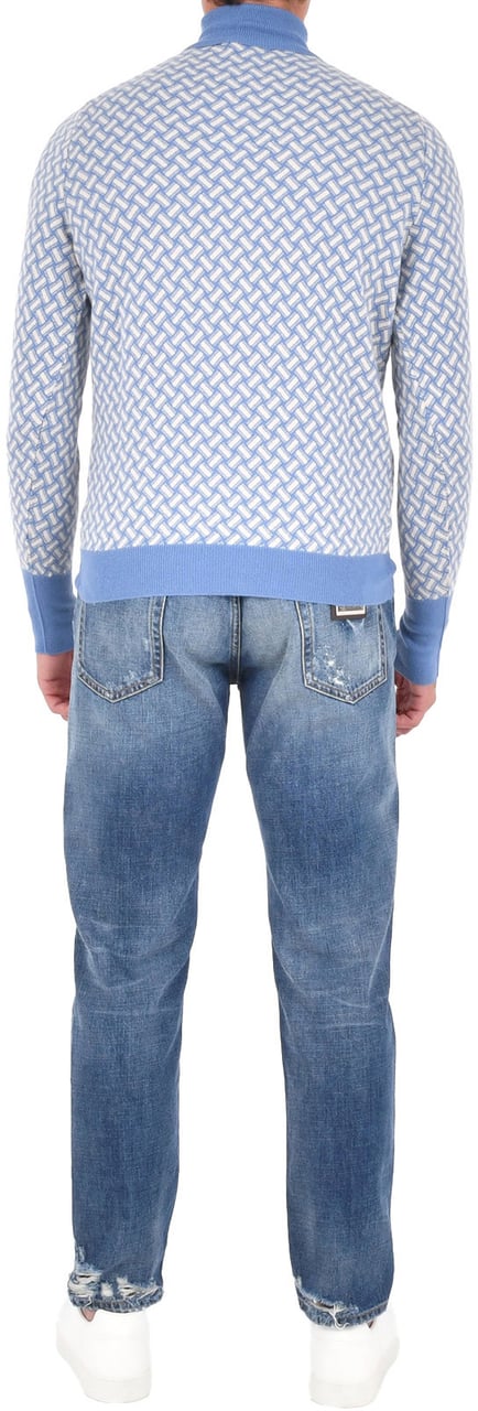 Drumohr Drumohr Sweaters Clear Blue Blauw