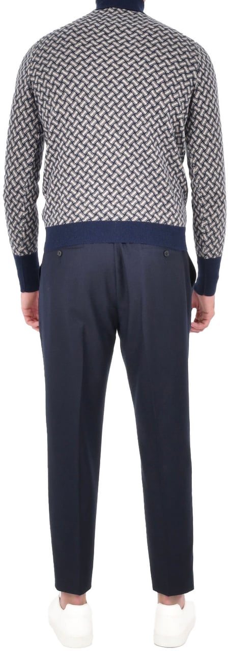 Drumohr Drumohr Sweaters Blue Blauw