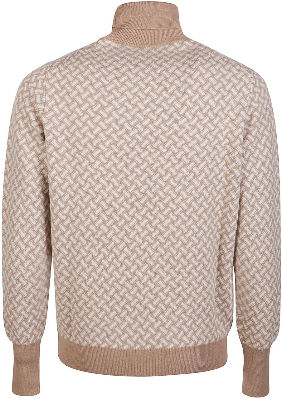 Drumohr Turtleneck Sweater Brown Bruin