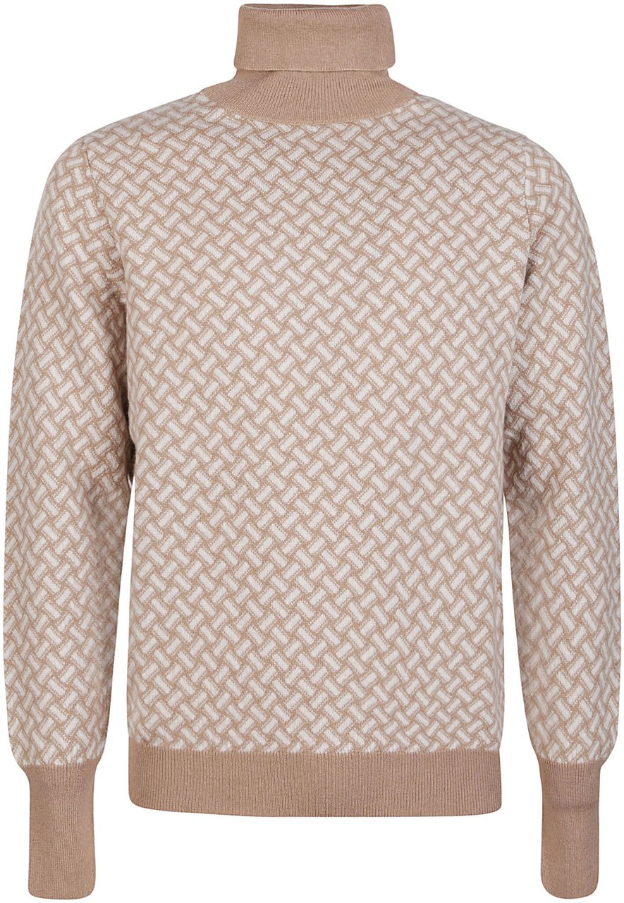 Drumohr Turtleneck Sweater Brown Bruin