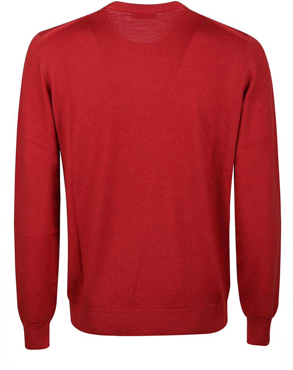 Drumohr Long Sleeve Shaved Sweater Red Rood