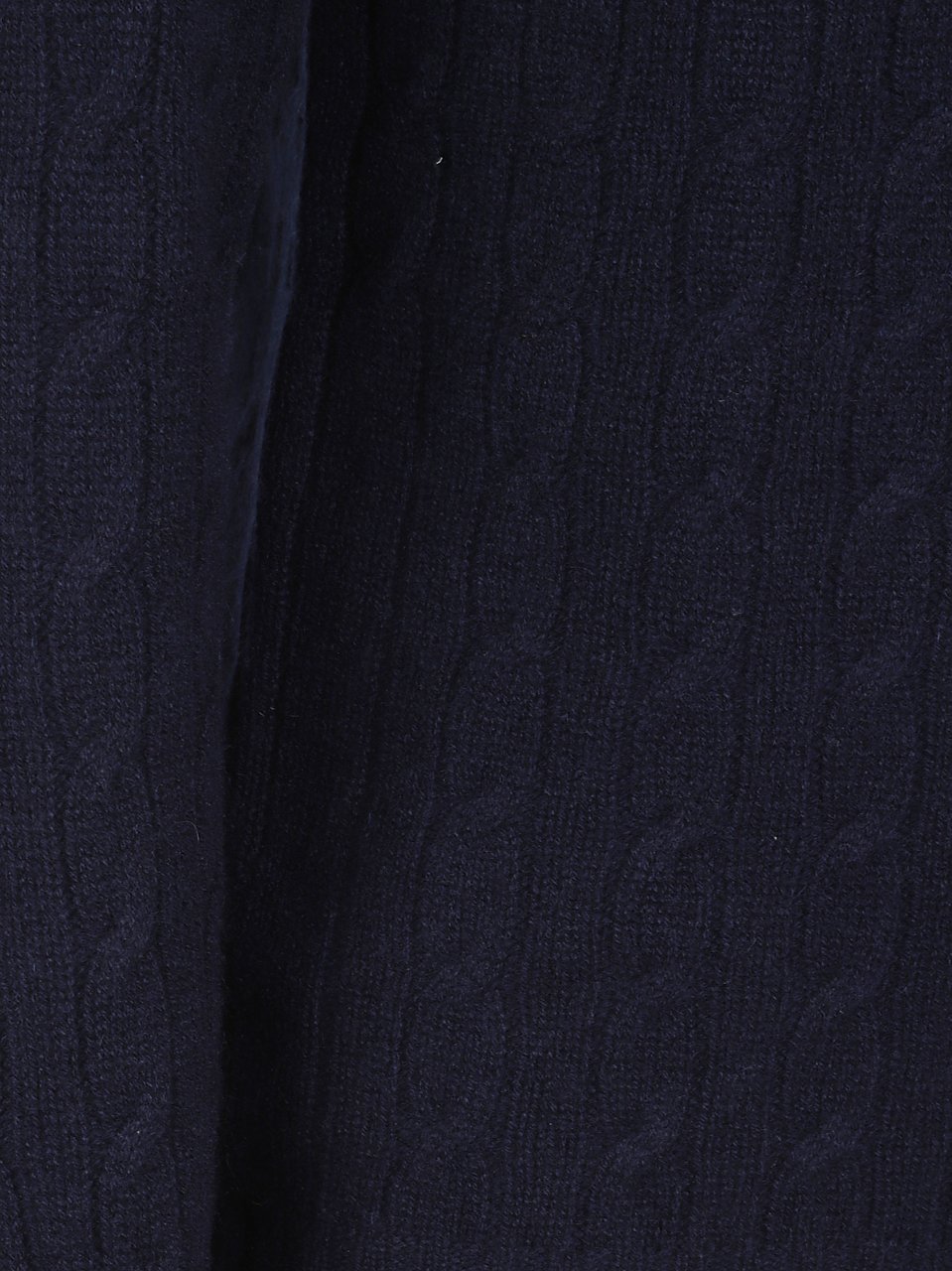 Drumohr Textured Cable Knit Sweater Zwart