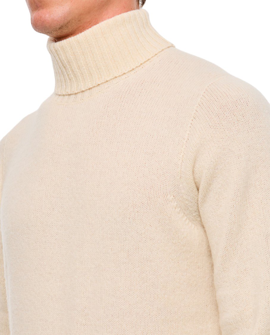 Drumohr Turtleneck Sweater Neutraal
