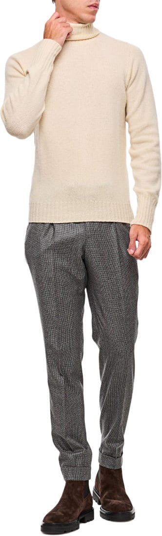 Drumohr Turtleneck Sweater Neutraal