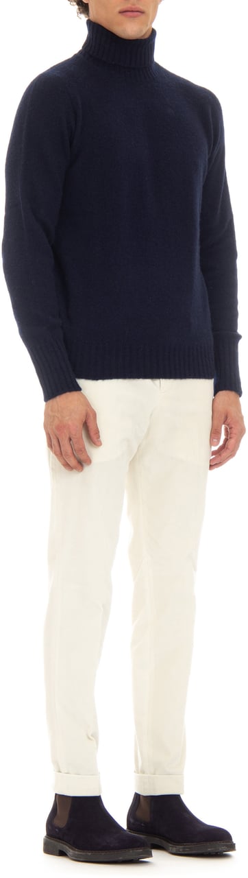 Drumohr Lambswool Turtleneck Sweater Zwart