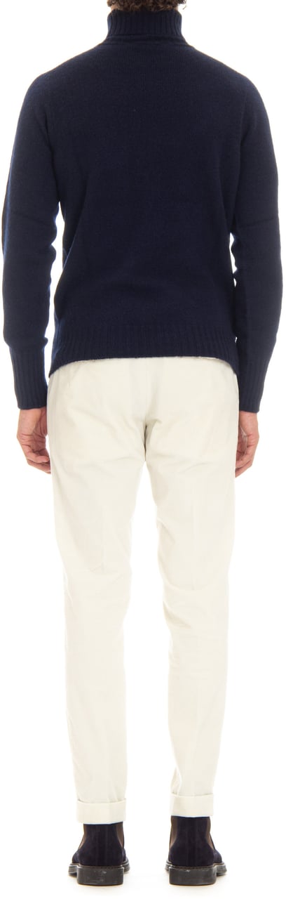 Drumohr Lambswool Turtleneck Sweater Zwart