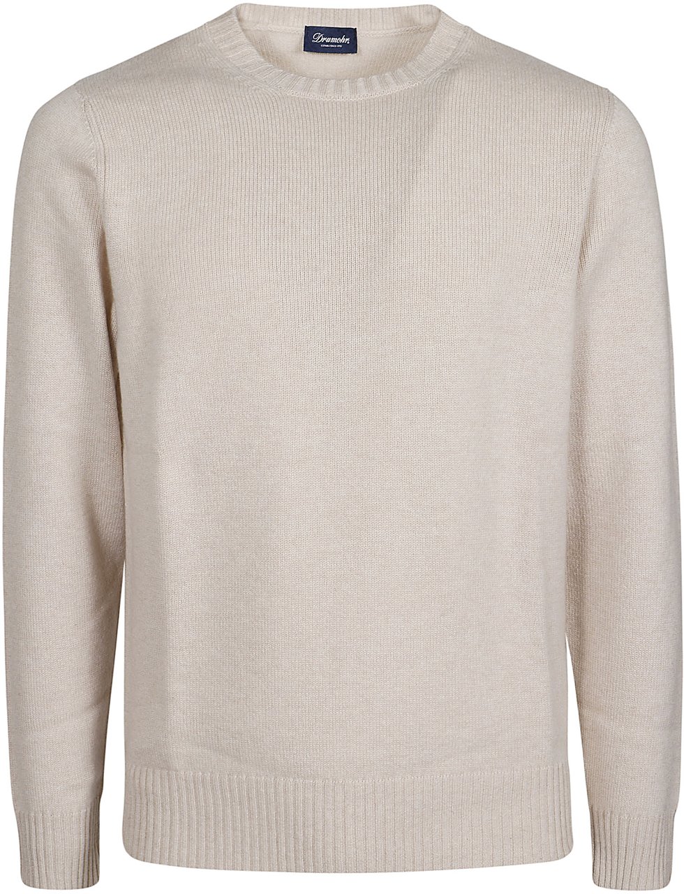 Drumohr Round Neck Sweater Nude & Neutrals Beige