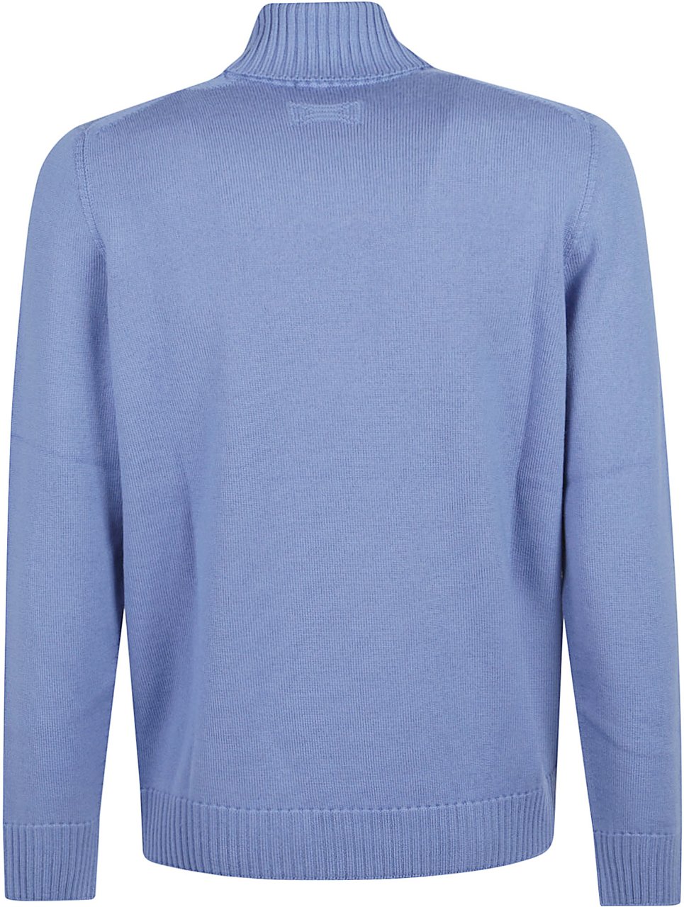 Drumohr Turtle Neck Sweater Blue Blauw
