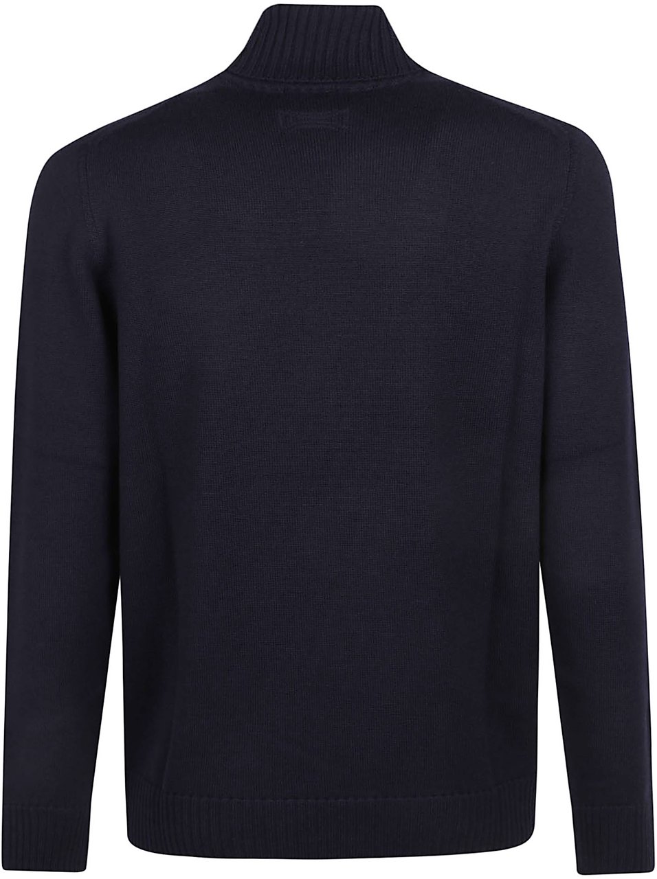 Drumohr Turtle Neck Sweater Blue Blauw