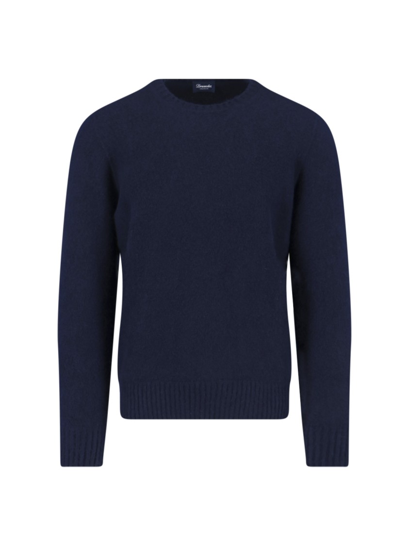 Drumohr Cashmere Sweater, Blue, Navy Tone Blauw