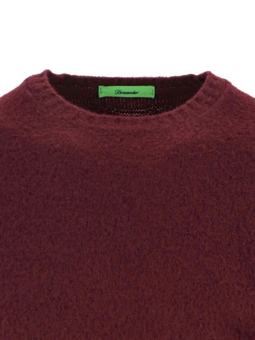 Drumohr Wool Sweater – Burgundy Rood