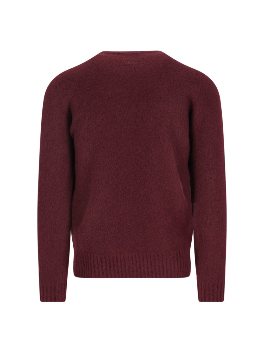 Drumohr Wool Sweater – Burgundy Rood