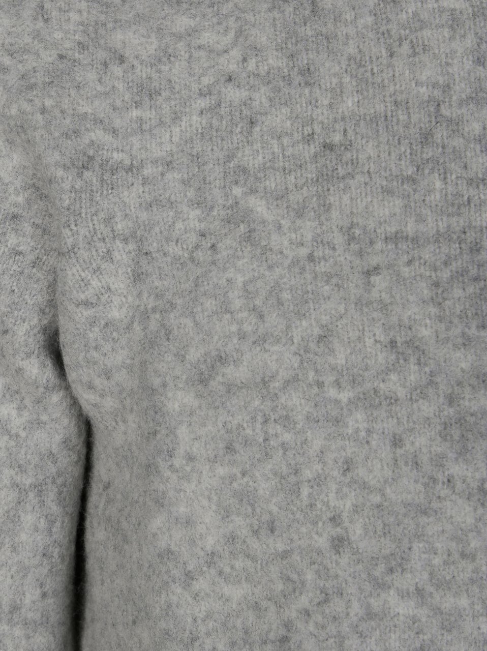Drumohr Lambswool Sweater with Fuzzy Texture Grijs