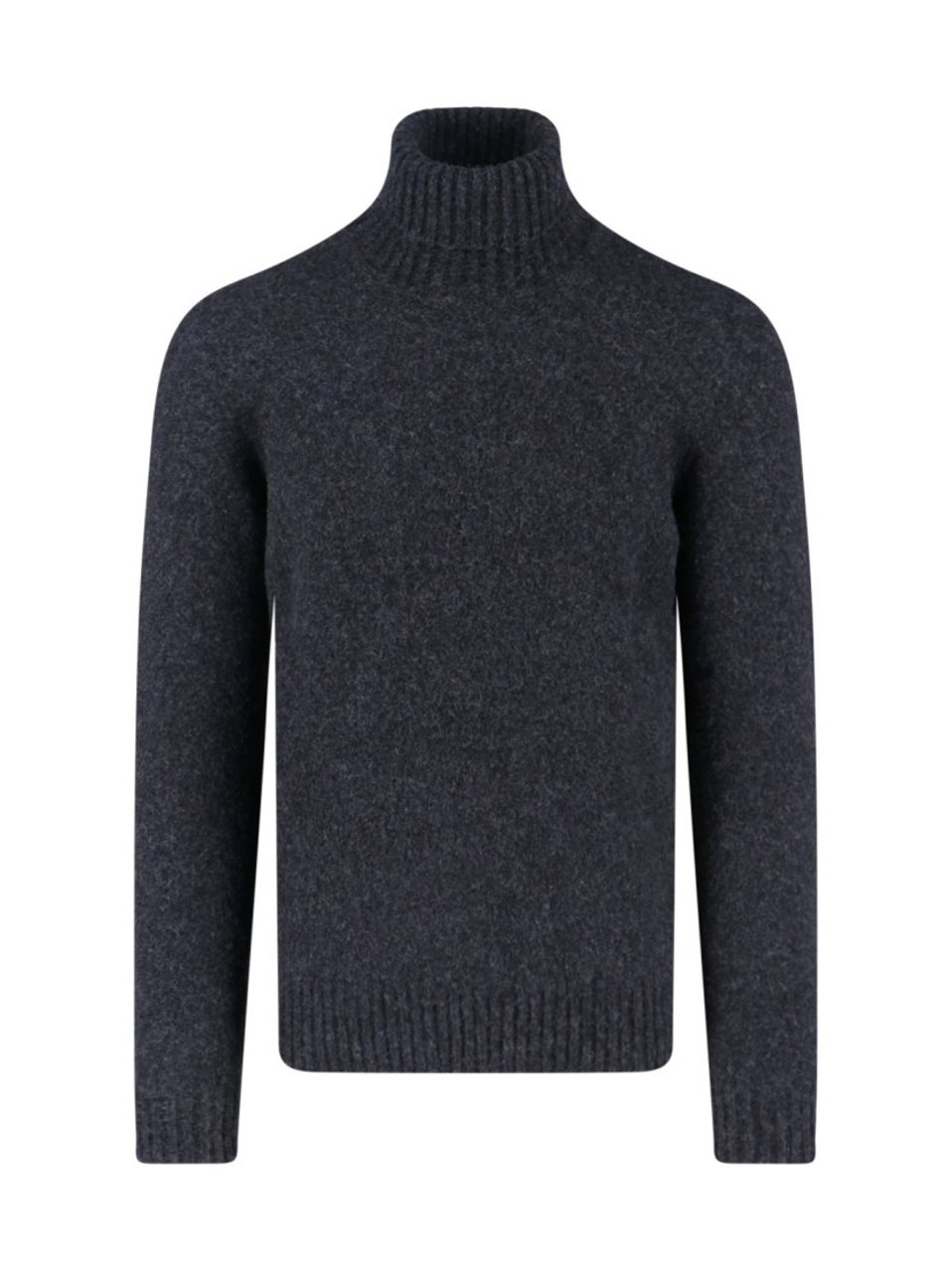 Drumohr Turtleneck Sweater – Dark Grey Grijs