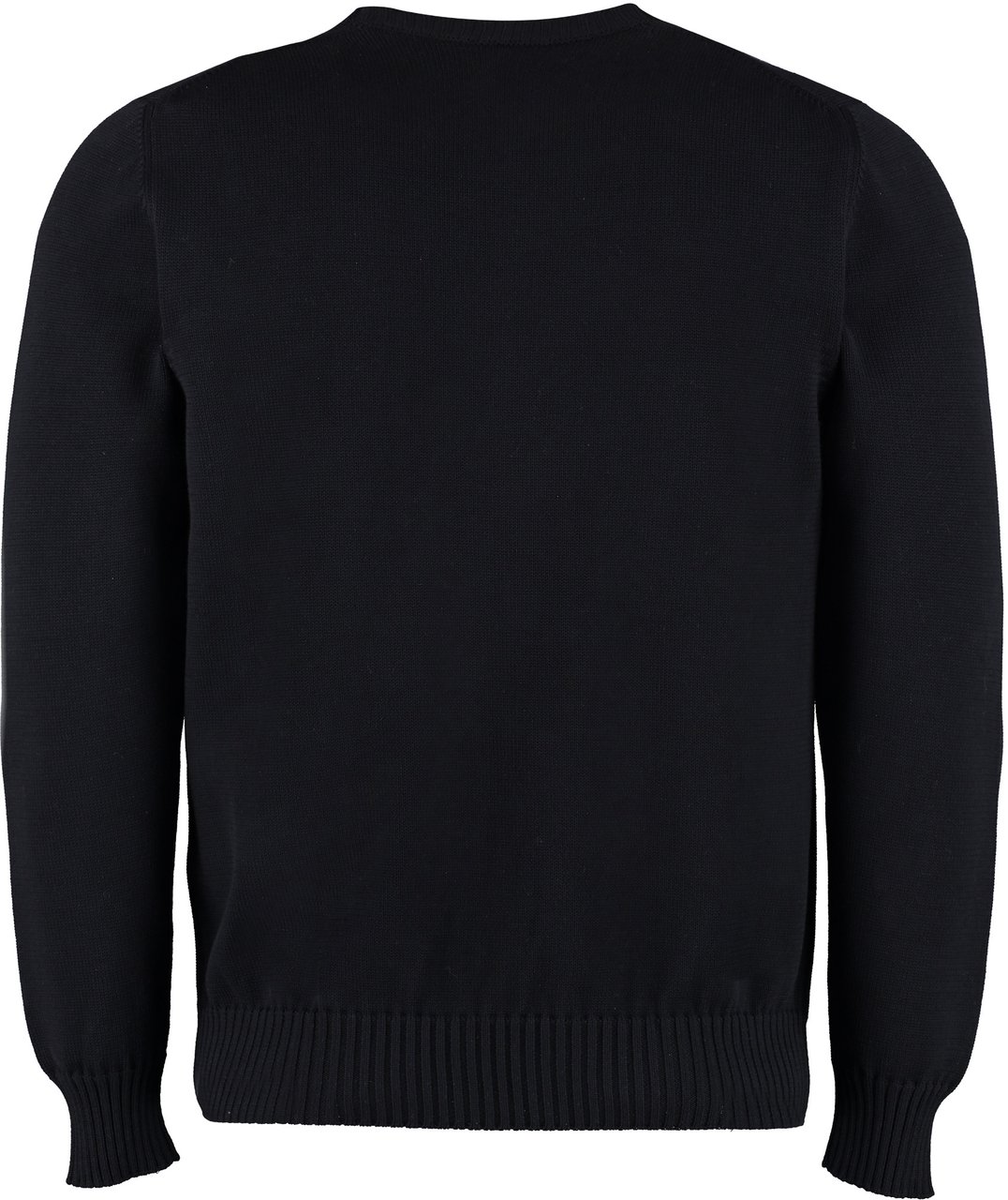 Drumohr Cotton crew-neck sweater Blauw