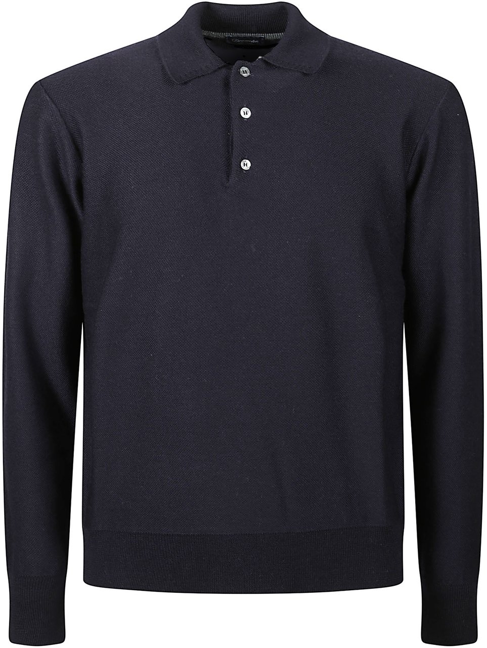 Drumohr Polo Neck Sweater Blue Blauw