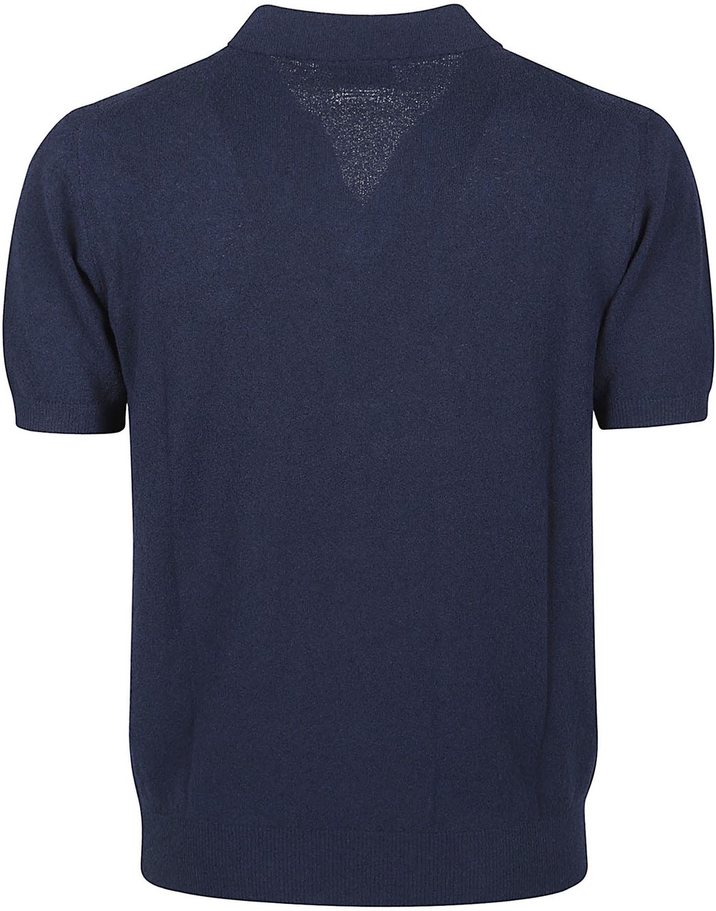 Drumohr Short Sleeve Jhonny Polo Shirt Blue Blauw