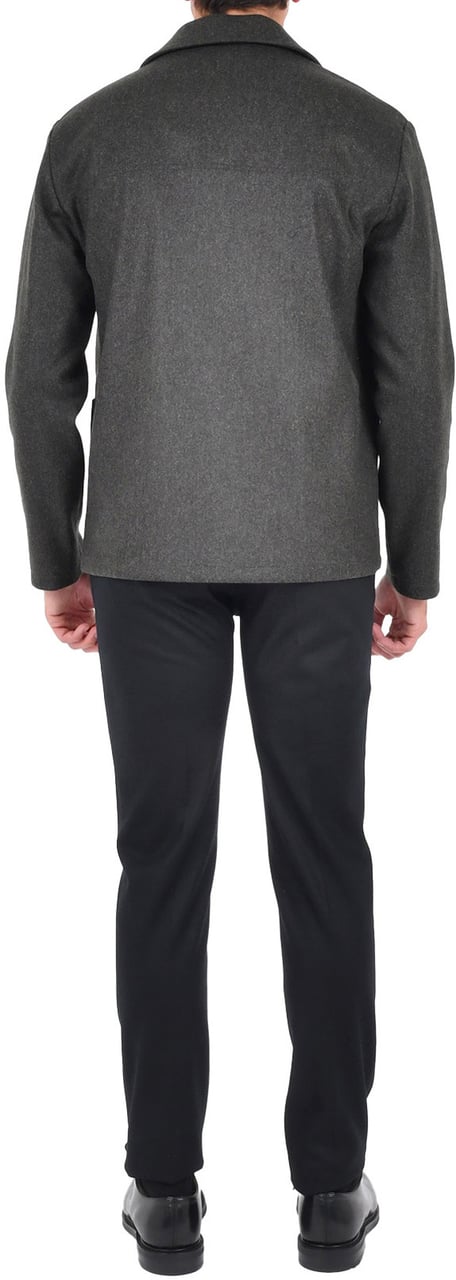 Drumohr Coats Grigio Donkergrijs