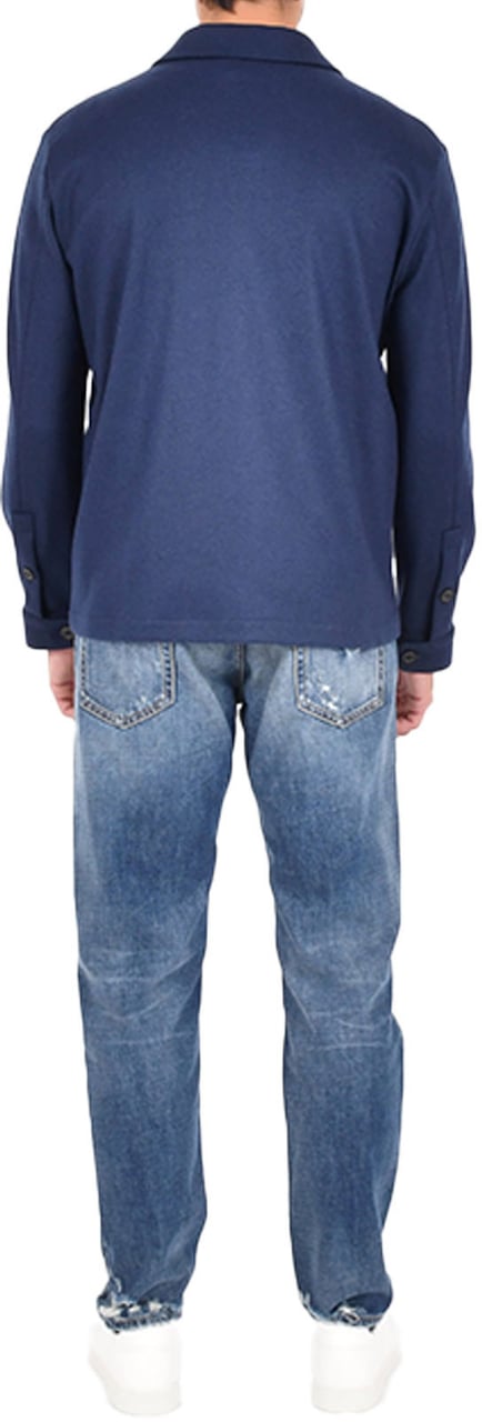 Drumohr Drumohr Shirts Blue Blauw