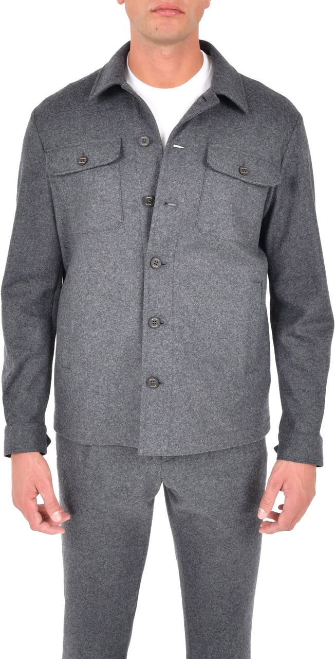 Drumohr Drumohr Shirts Grey Grijs