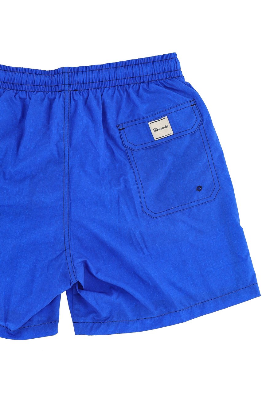 Drumohr Quick-Dry Functional Beach Swim Shorts Blauw