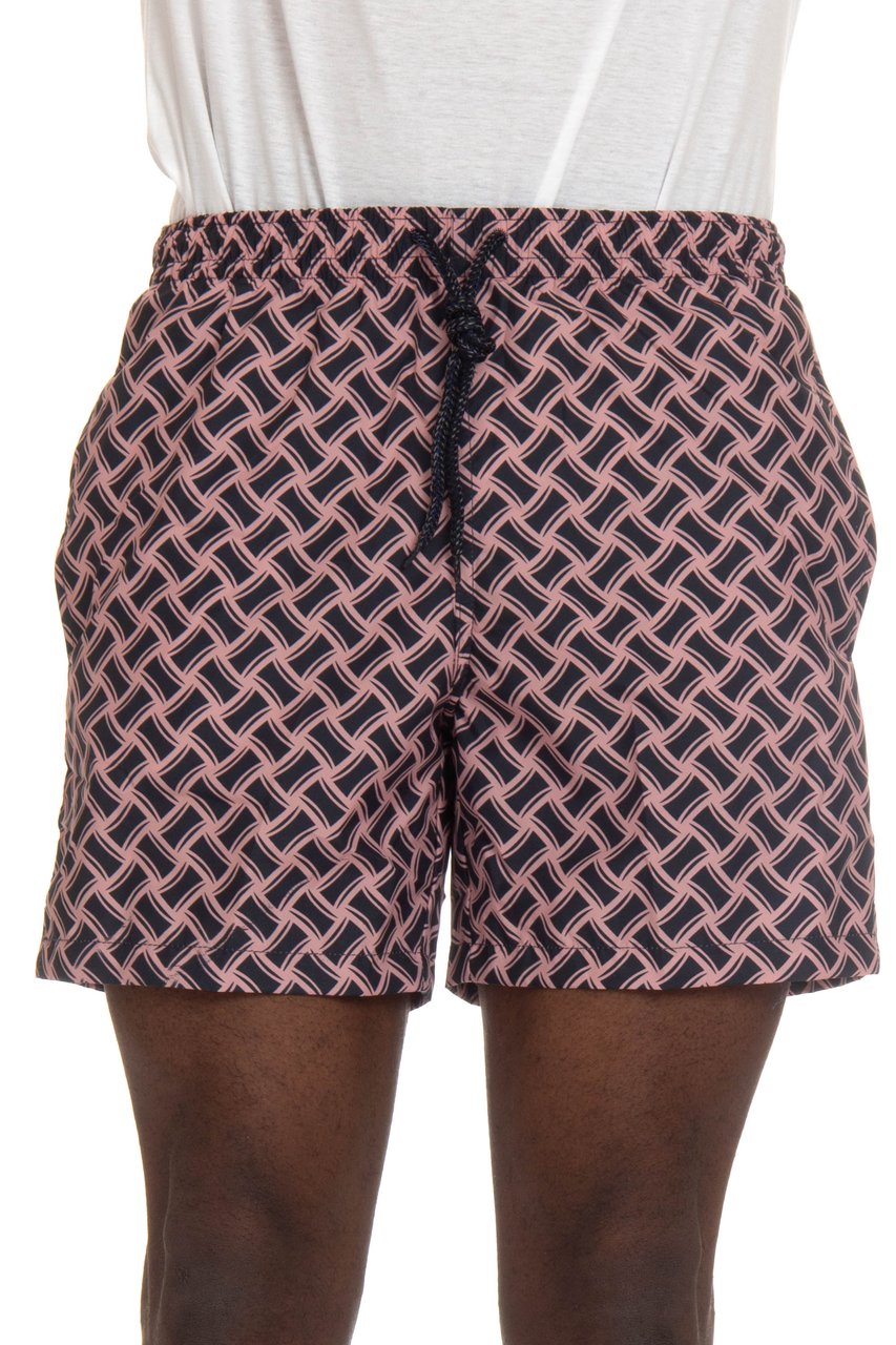 Drumohr Macro Biscottino Quick-Dry Nylon Swimwear Wit