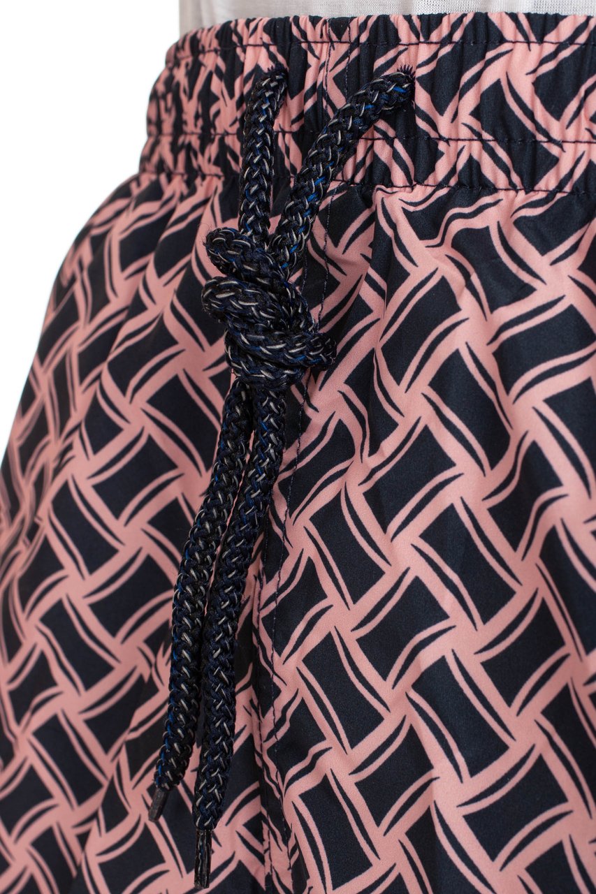 Drumohr Macro Biscottino Quick-Dry Nylon Swimwear Wit