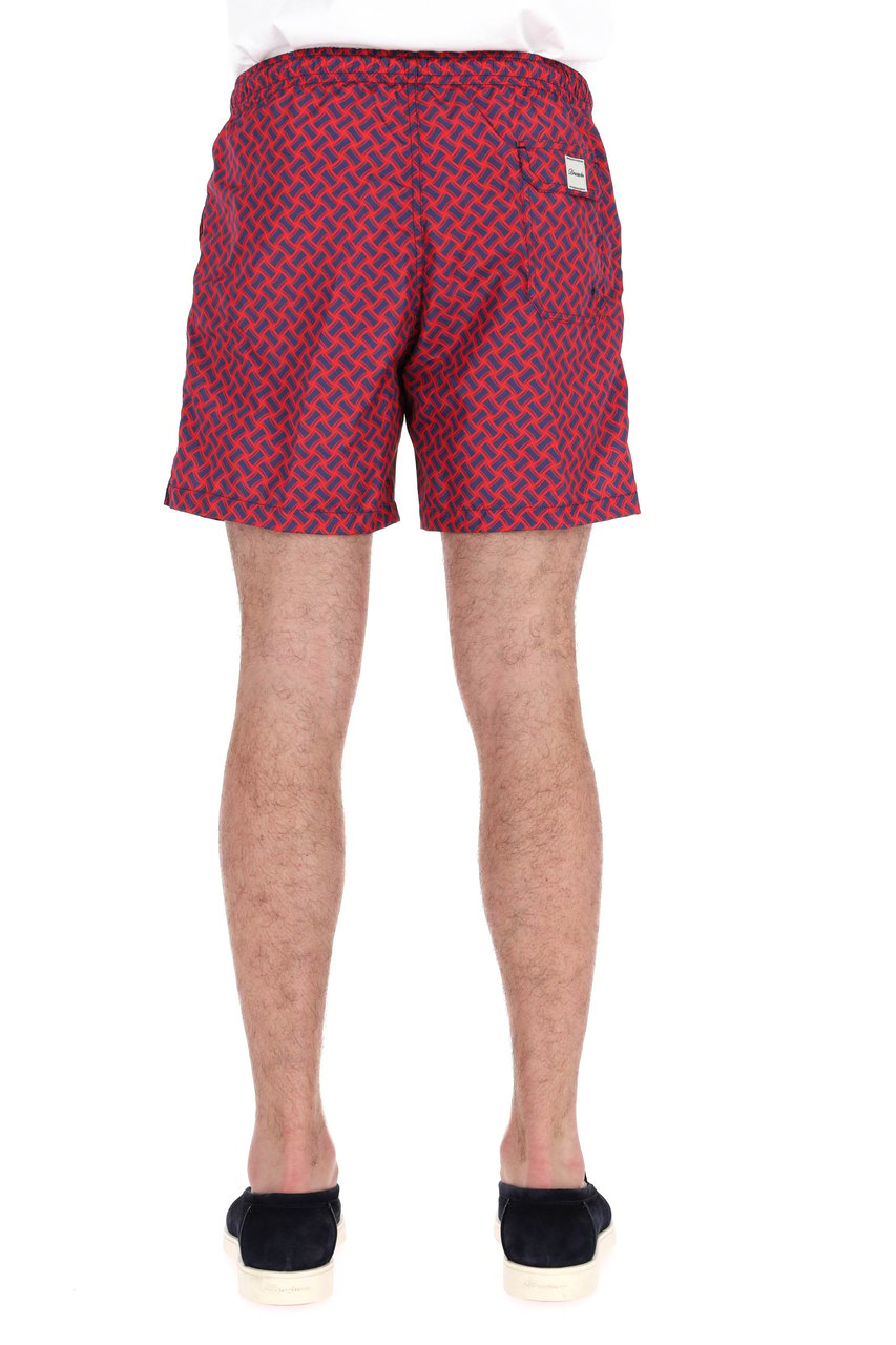 Drumohr Macro Biscottino Quick-Dry Swim Shorts Roze