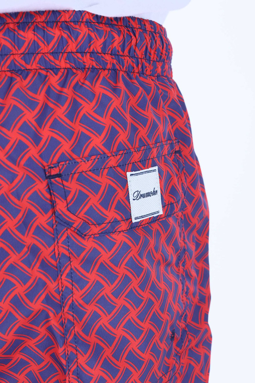 Drumohr Macro Biscottino Quick-Dry Swim Shorts Roze