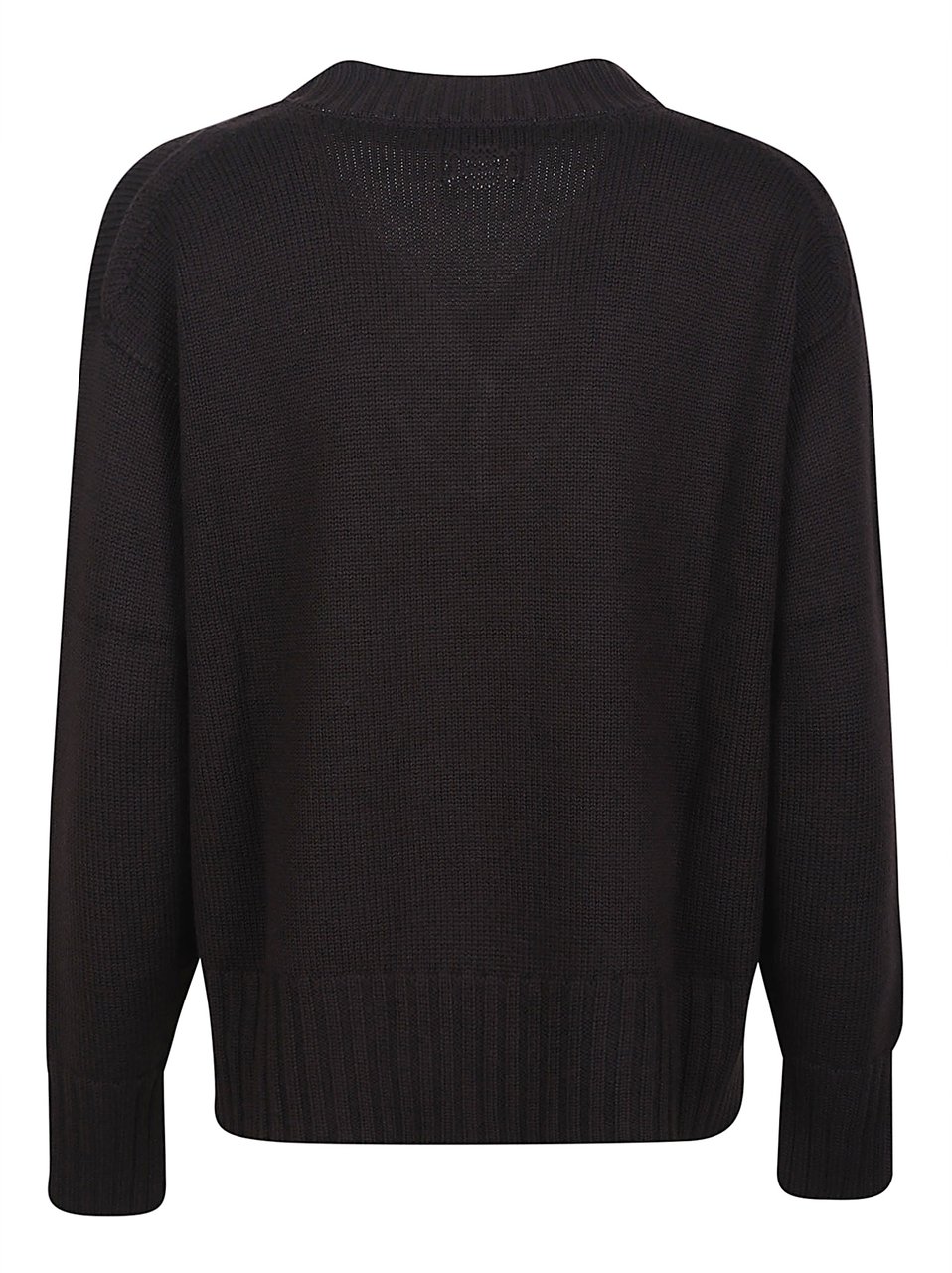 Drumohr Over V-neck Sweater Brown Bruin