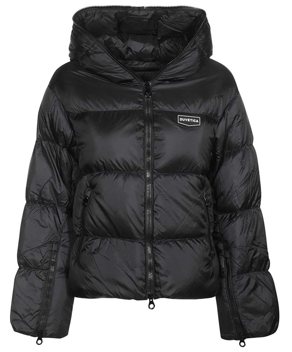 Drumohr Hooded full-zip down jacket Zwart