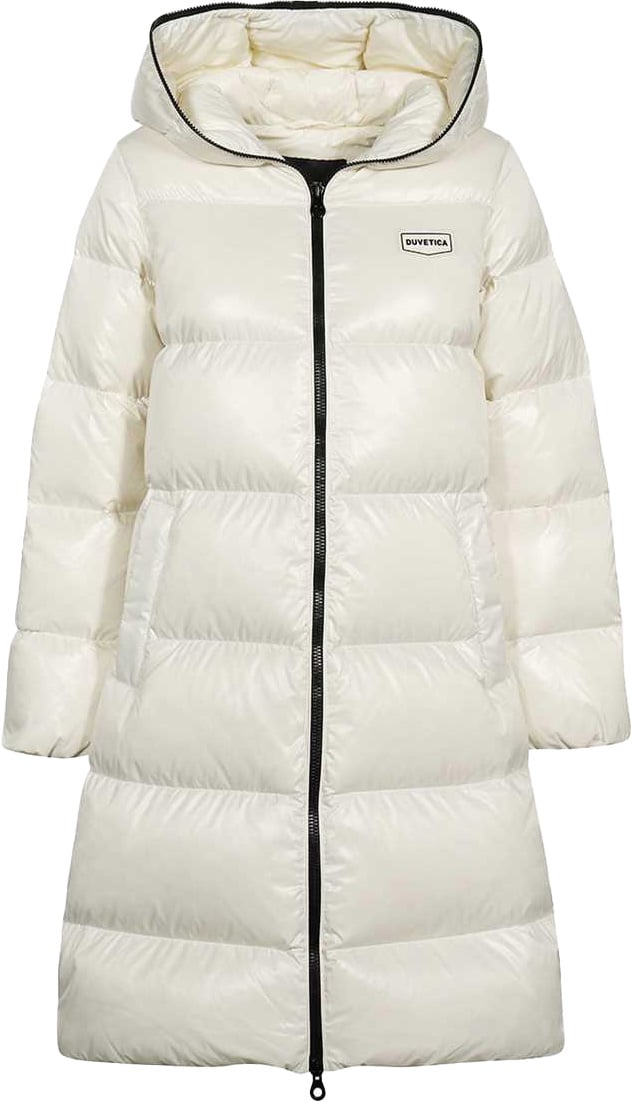 Drumohr Long hooded down jacket Beige