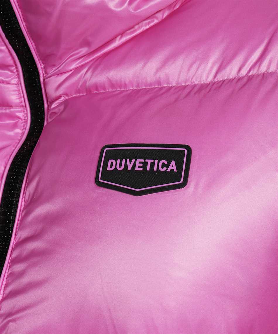 Drumohr Belted hooded long down jacket Rood