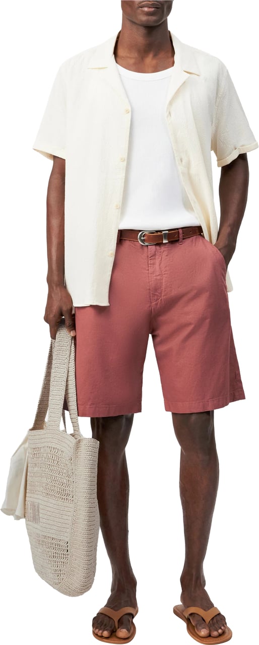 Drykorn Bijan_2 Korte Mouw Overhemden Off White 152305 Bijan_2 Wit