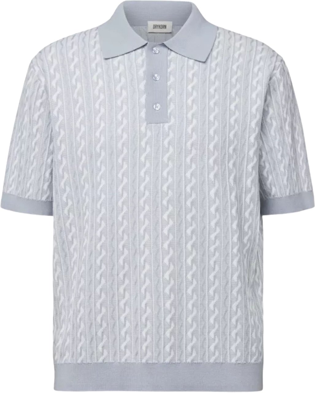 Drykorn Tamian Polos Lichtblauw 425175 Tamian Blauw