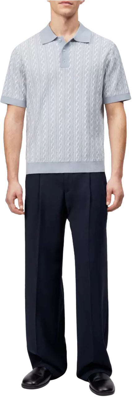 Drykorn Tamian Polos Lichtblauw 425175 Tamian Blauw