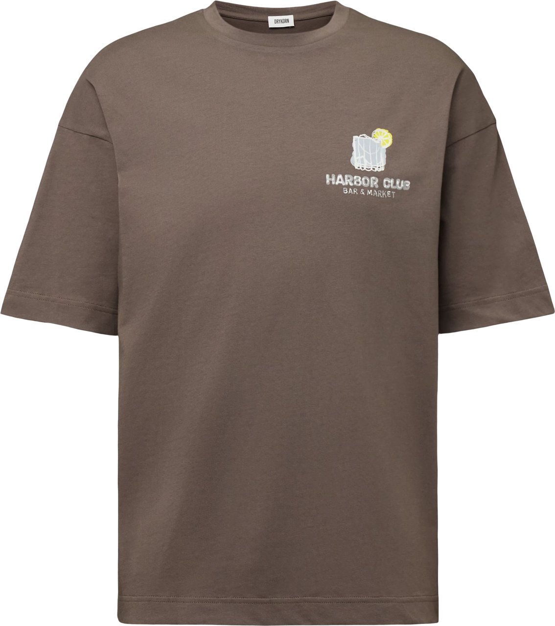 Drykorn Kayro_hc T-shirts Bruin 520198 Kayro_hc Bruin