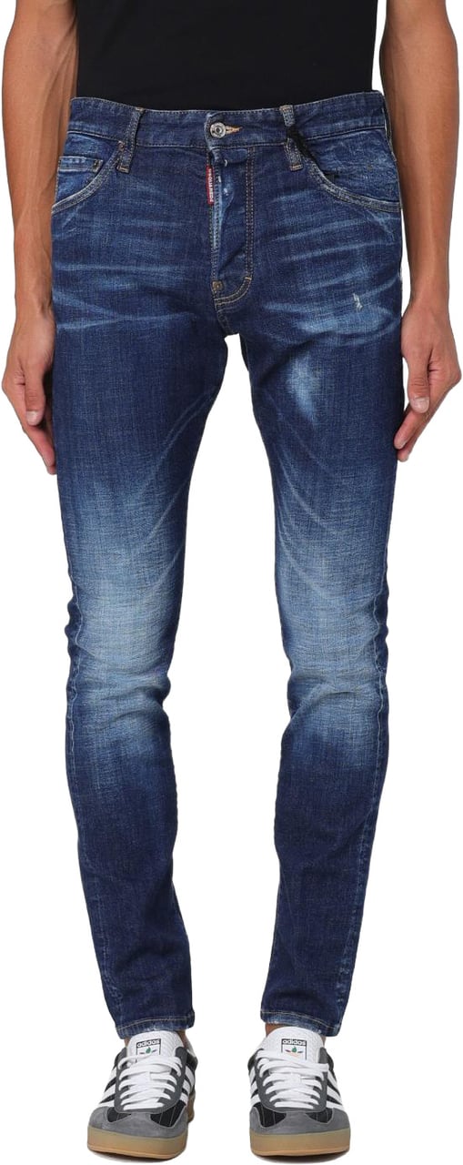 Dsquared2 Dsquared² Blue Denim Skinny Jeans Blauw