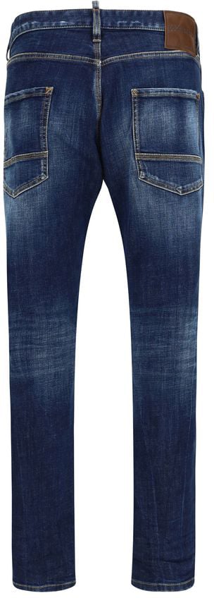 Dsquared2 Dsquared² Blue Cotton Jeans Denim Blauw