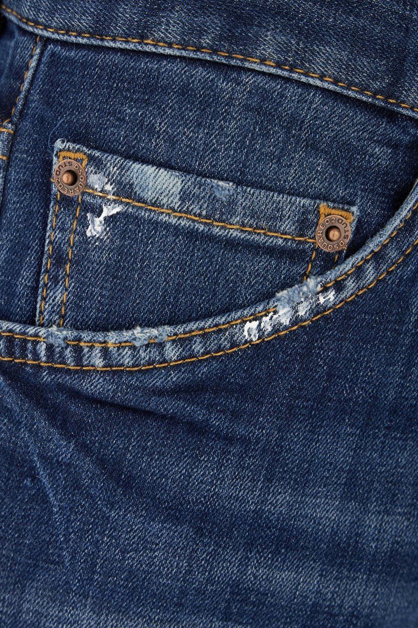 Dsquared2 Denim Teddy jeans Blauw