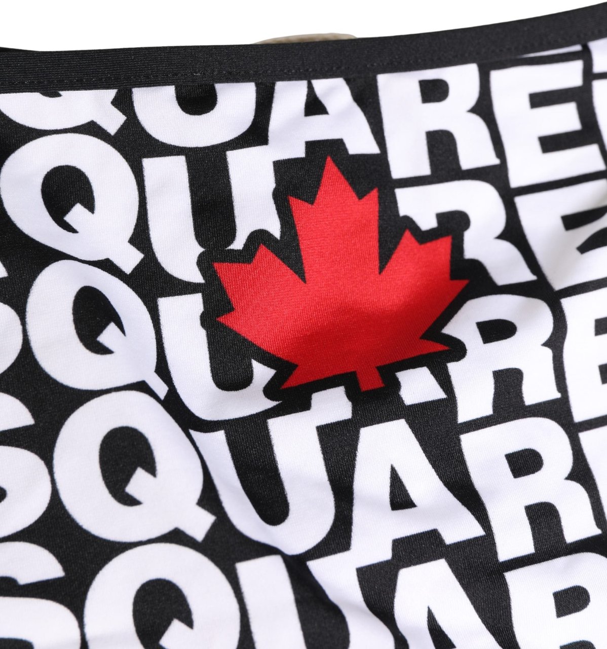 Dsquared2 Dsquared² Multicolor Nylon Logo Print Bikini Bottom Swimwear Rood