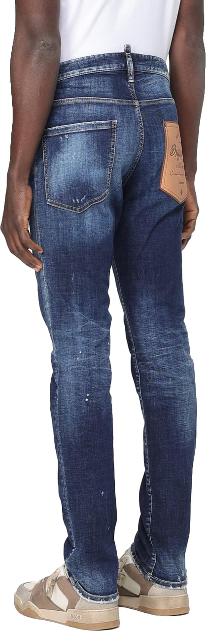 Dsquared2 Dsquared² Blue Denim Relaxed Fit Jeans Blauw