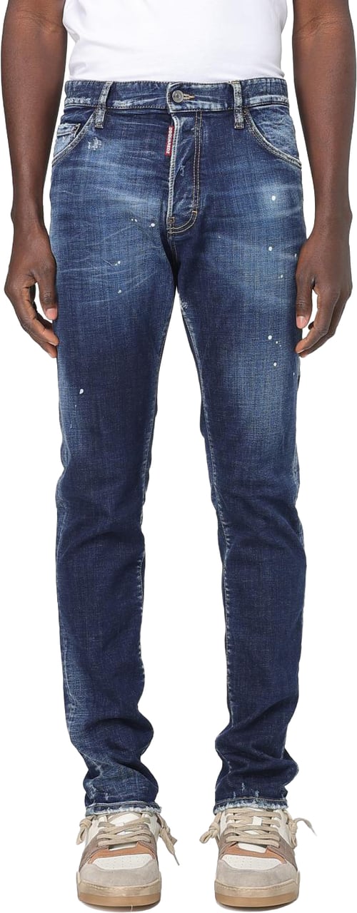 Dsquared2 Dsquared² Blue Denim Relaxed Fit Jeans Blauw