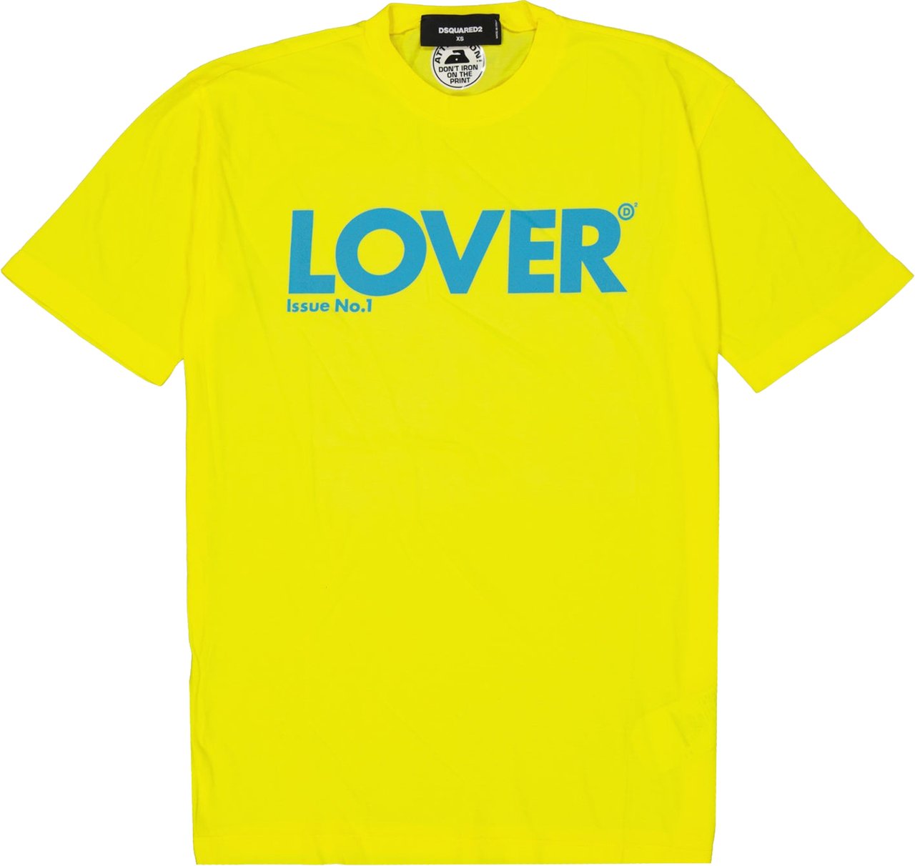 Dsquared2 Cotton T-Shirt Geel