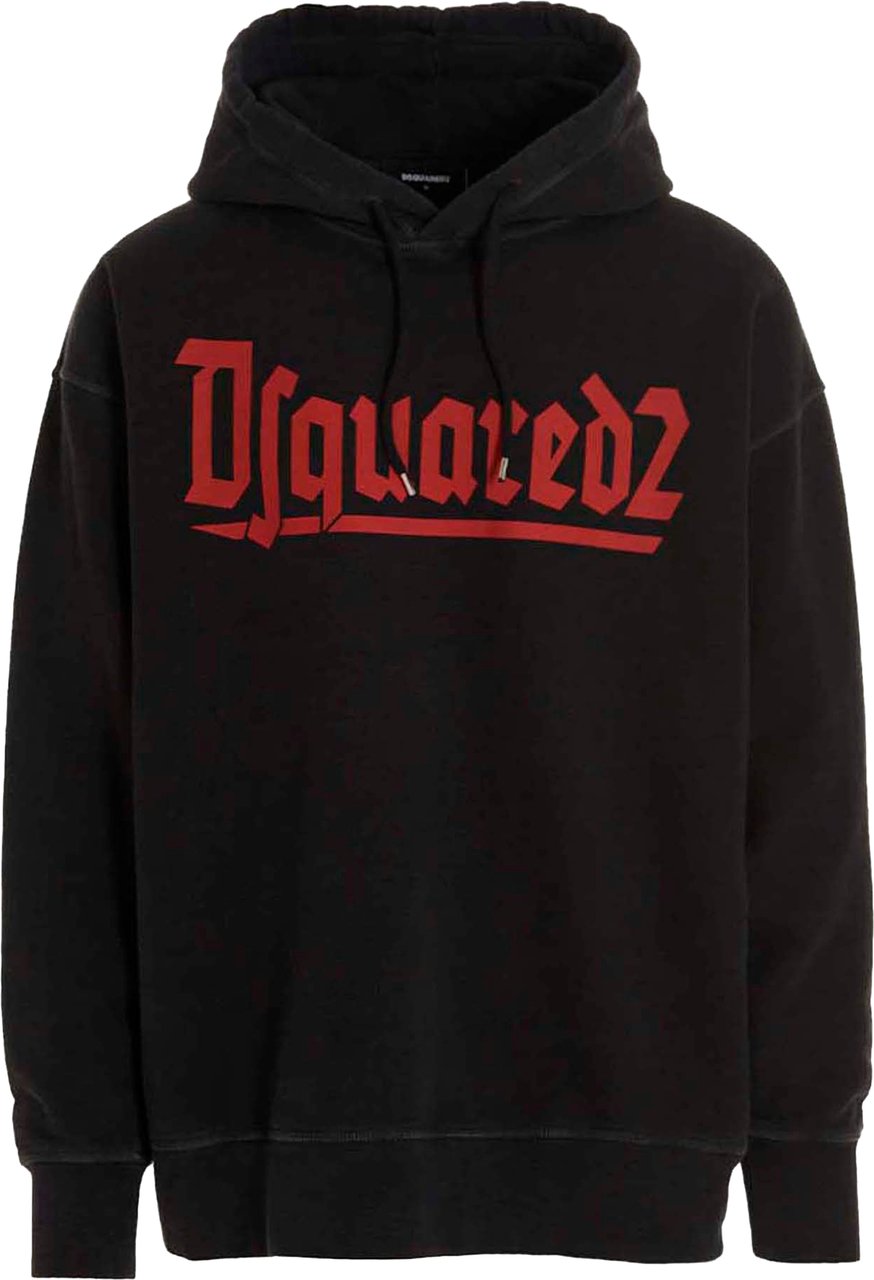 Dsquared2 Dsquared² Black Cotton Sweatshirt Divers