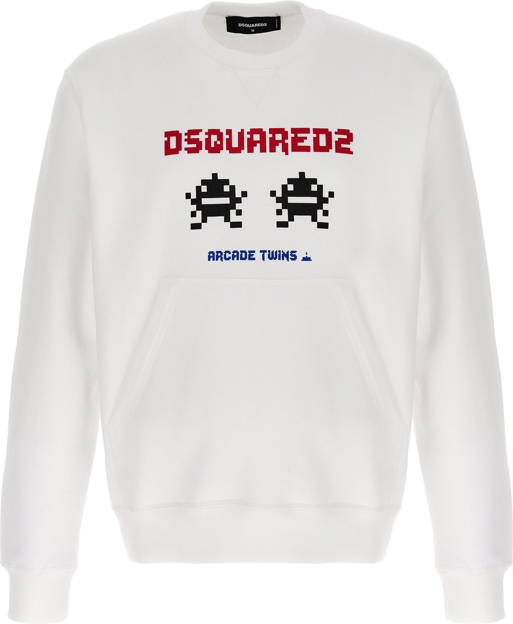 Dsquared2 Dsquared² White Cotton Sweatshirt Wit