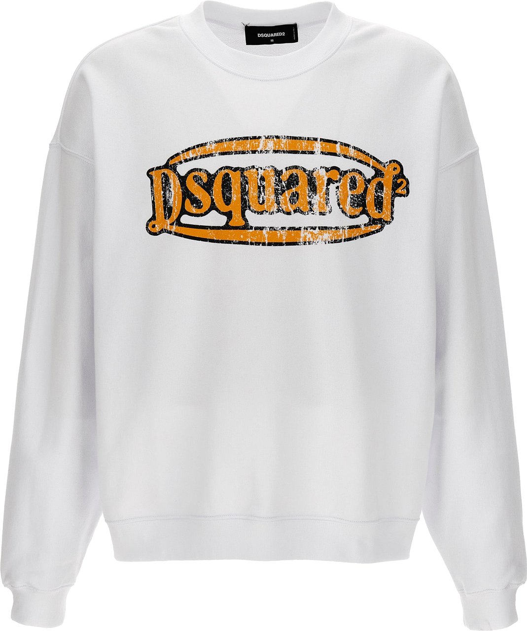 Dsquared2 Dsquared² White Cotton Sweatshirt Wit