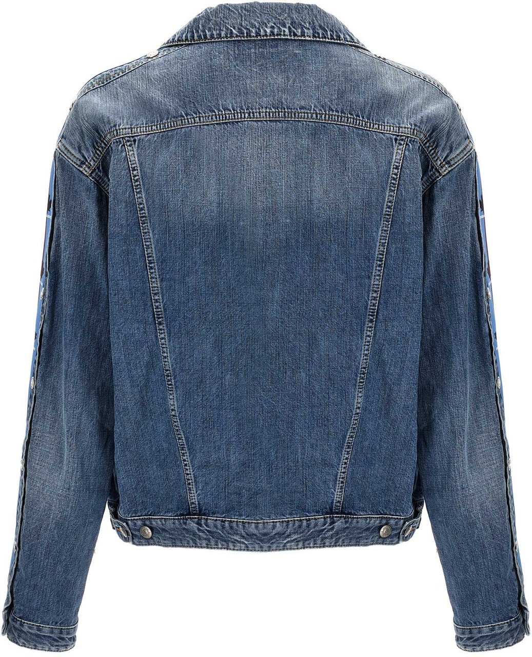 Dsquared2 Dsquared² Blue Cotton Denim Jacket Lichtblauw