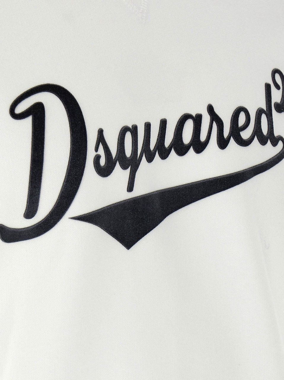 Dsquared2 Dsquared² White Cotton Sweatshirt Zwart