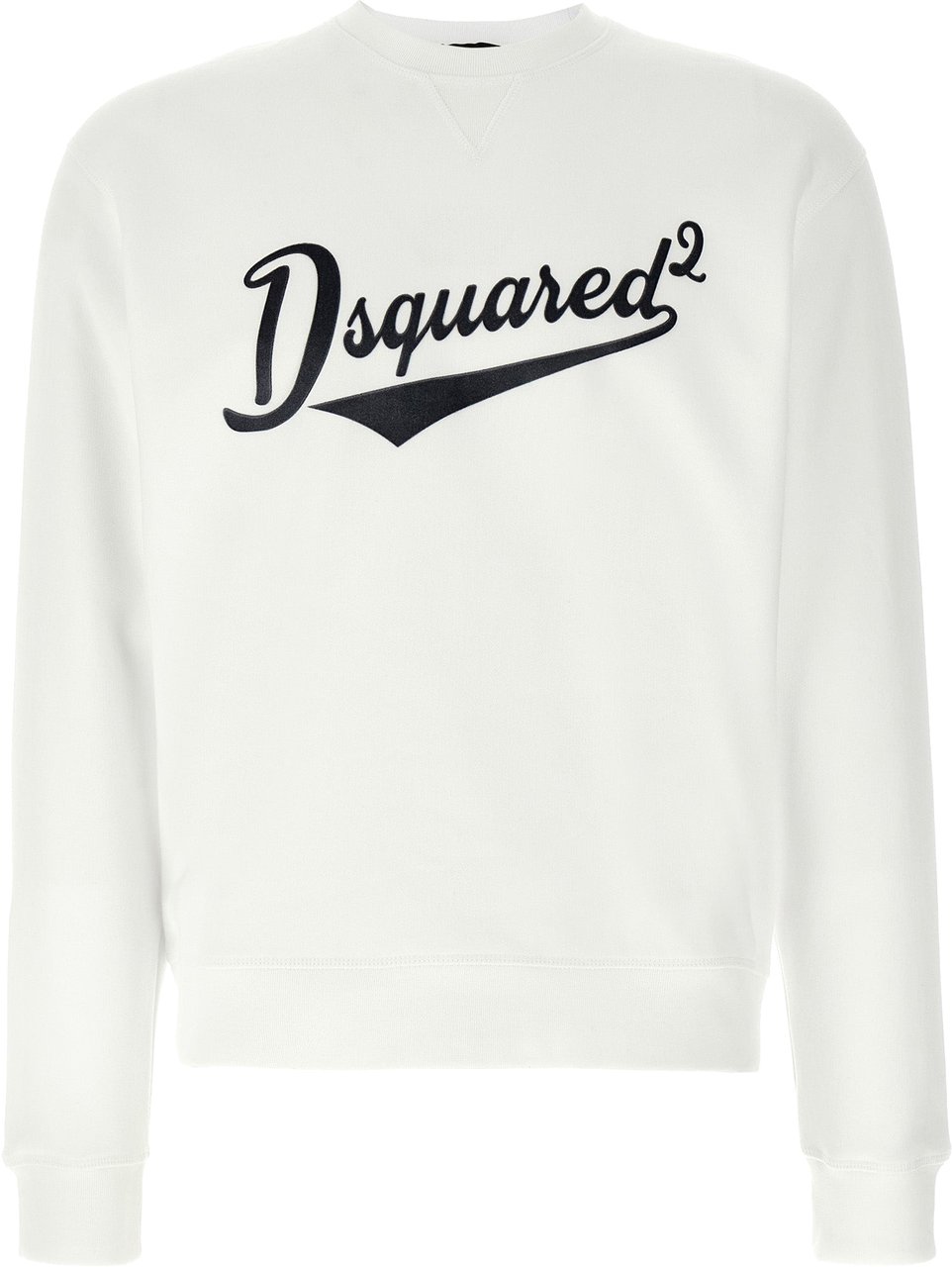 Dsquared2 Dsquared² White Cotton Sweatshirt Zwart